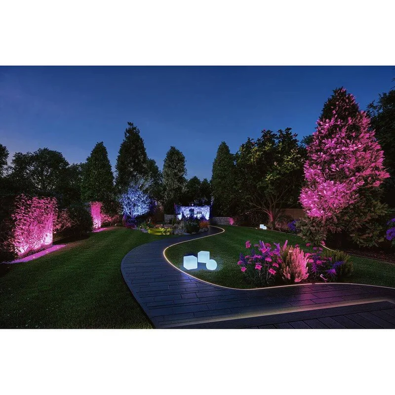 Plug & Shine LED Bodeneinbauleuchten Set Smart Home Zigbee RGBW