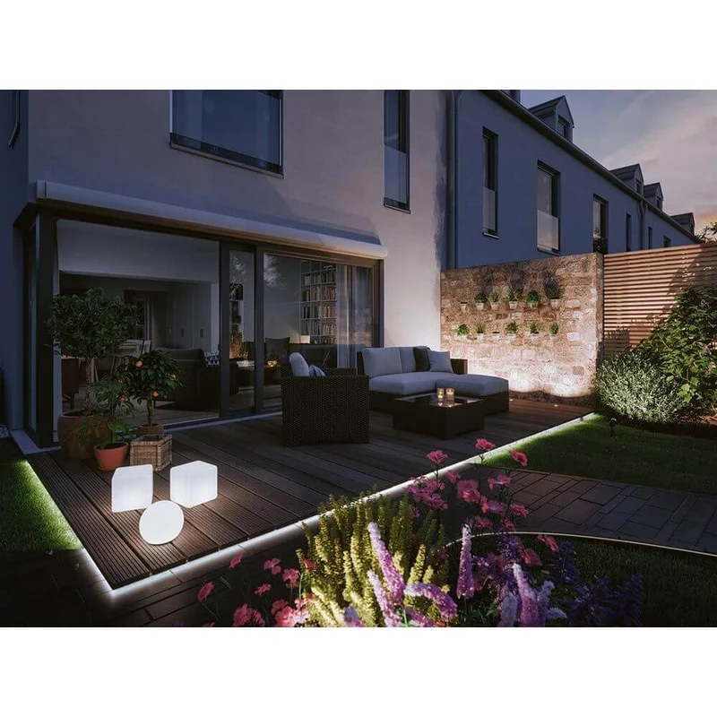 Plug & Shine LED Bodeneinbauleuchten Set Smart Home Zigbee RGBW