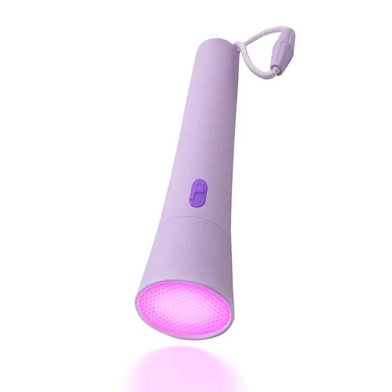 Lila Taschenlampe