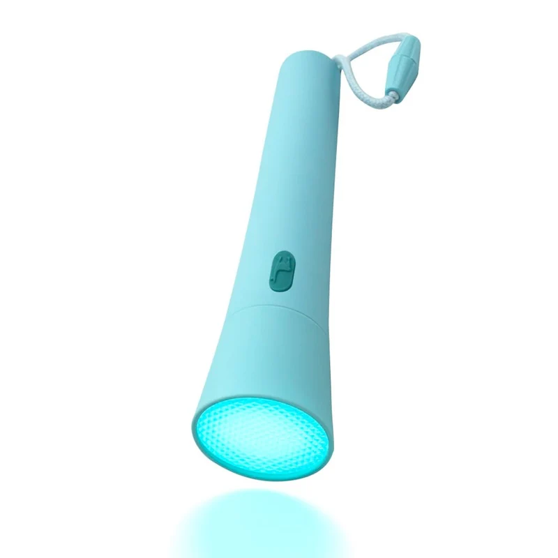 Taschenlampe in blau