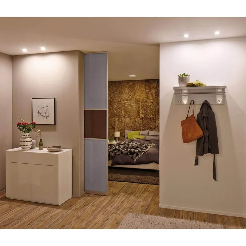 LED Einbauleuchte Nova starr Rund Ø 7,8cm Alu-Gebürstet