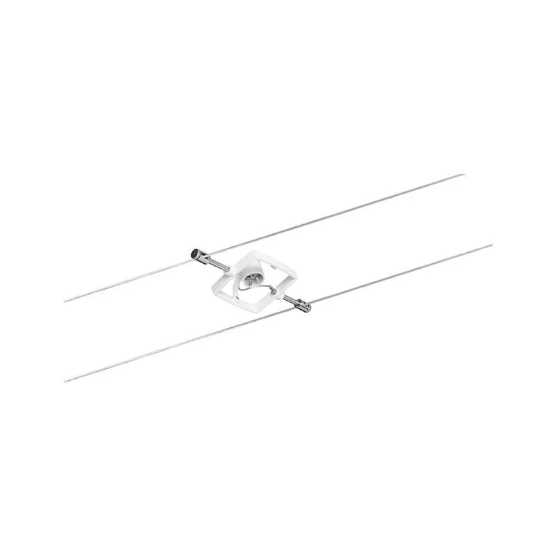 Seilsystem Tech Komplett-Set mit 7 Spots Weiß