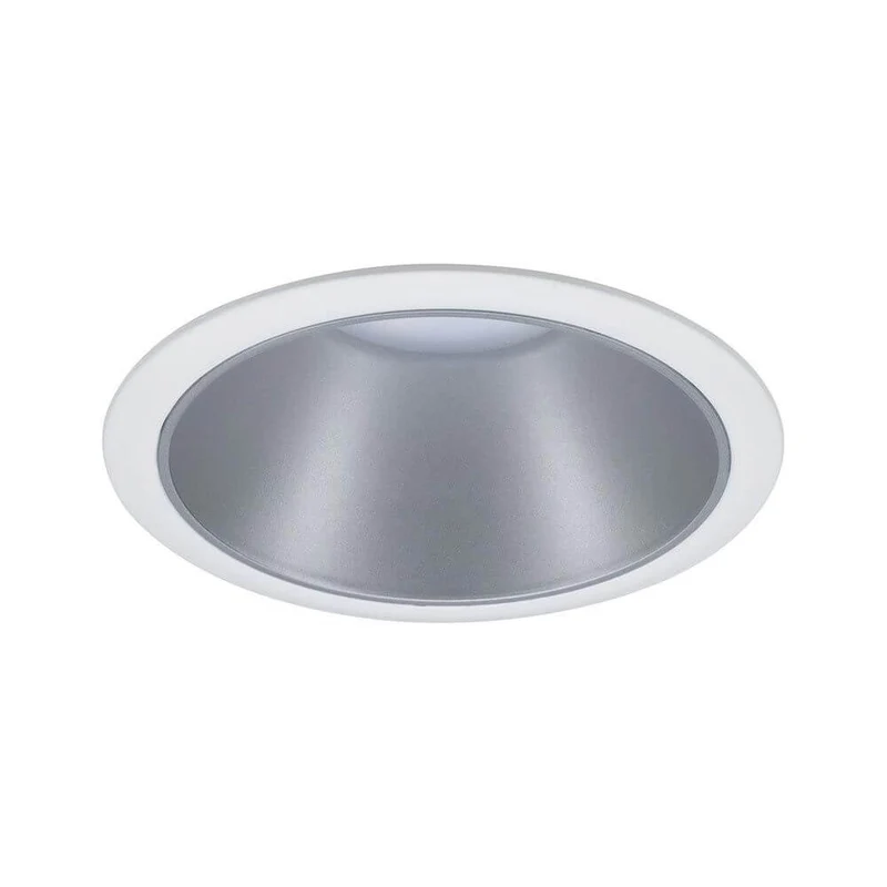 LED Einbauleuchte Cole LED Rund 8,8cm Weiß, Silber