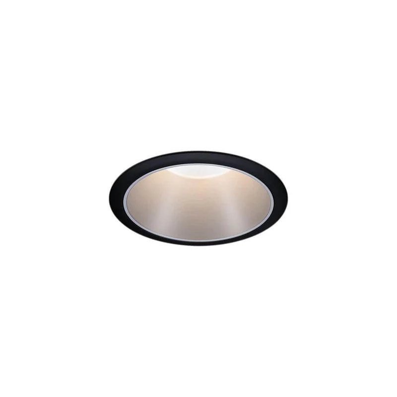 LED Einbauleuchte Cole Basis-Set 8,8cm Schwarz, Silber
