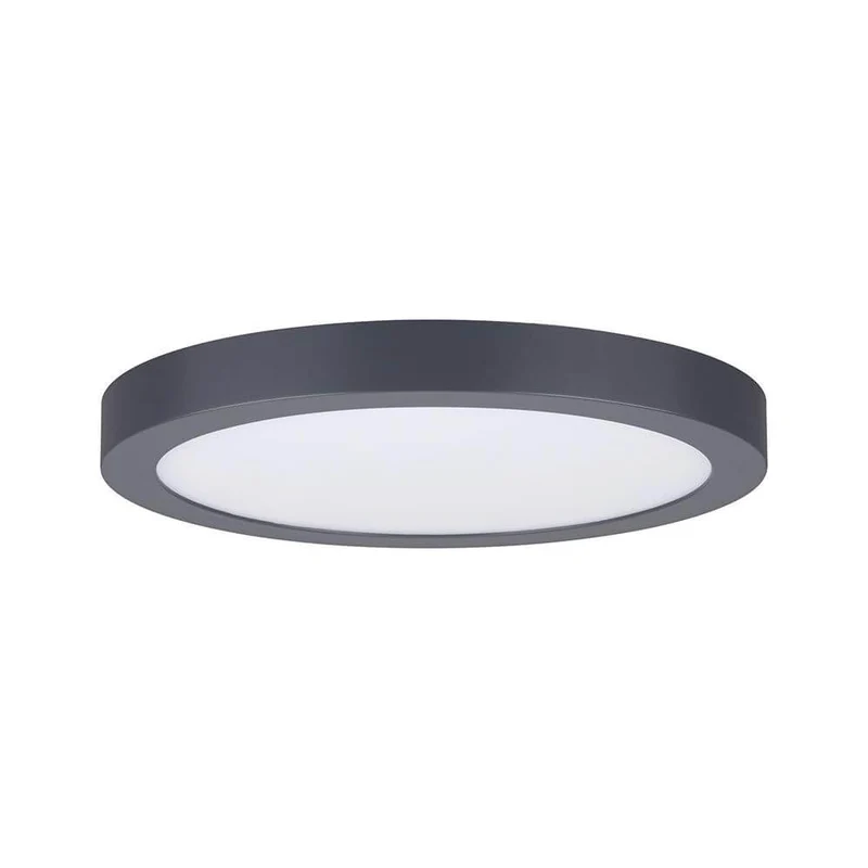 LED Panel Abia Wand- und Deckenleuchte Dunkelgrau