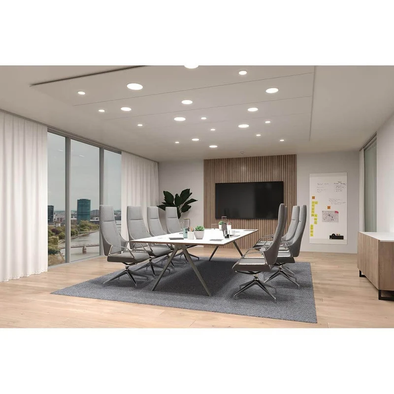 VariFit LED Einbaupanel Veluna Edge Ø 16cm Weiß Dimmbar