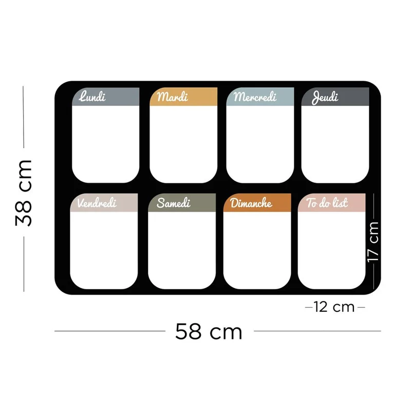 Magnetischer Organizer (38 x 58 cm)