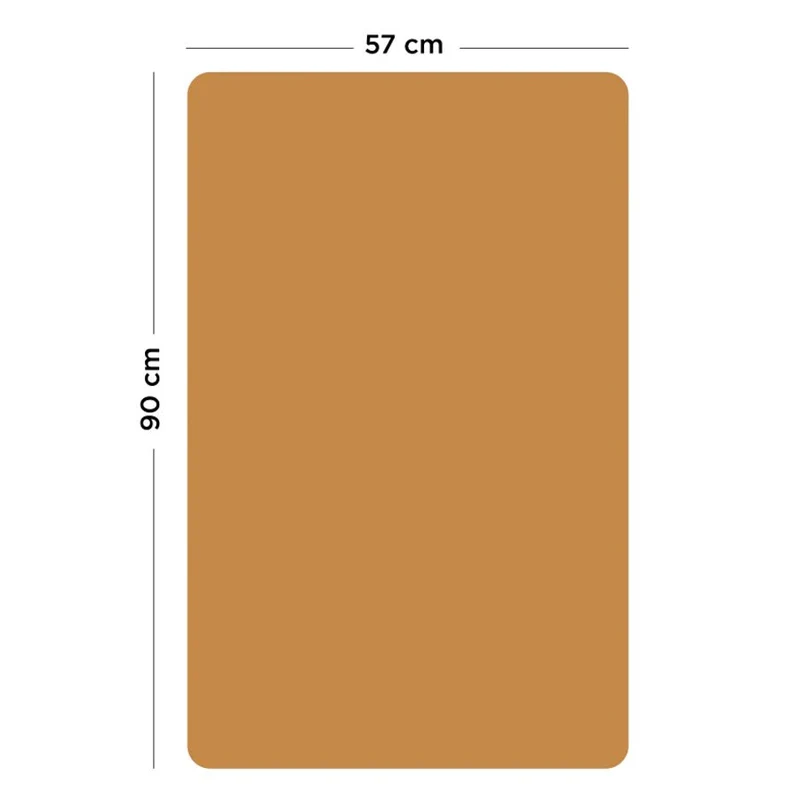 Rechteckige magnetische Tafel in Caramel (57 x 90 cm)