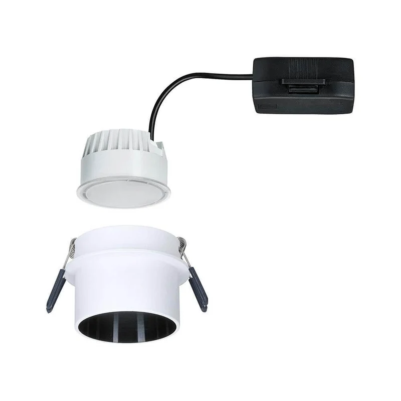 LED Einbauleuchte Gil Schwarz, Weiß IP44