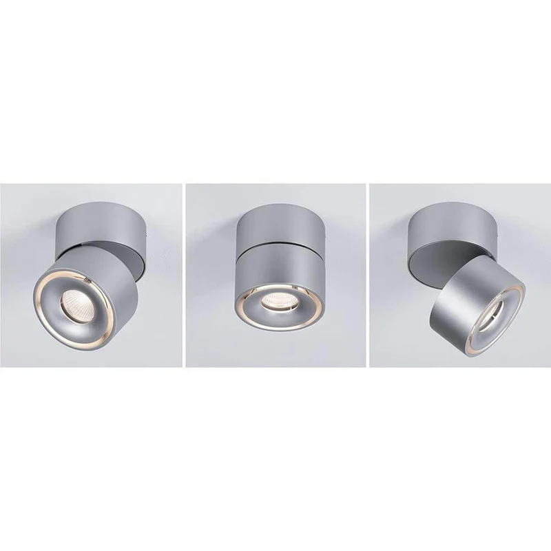 LED Deckenleuchte Spircle 530lm Chrom-Matt