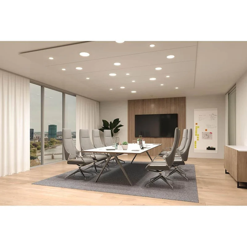 VariFit LED Einbaupanel Veluna Edge Ø 9cm Dimmbar Weiß