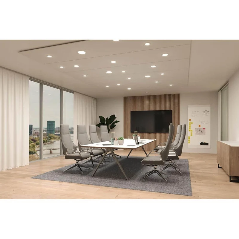 VariFit LED Einbaupanel Veluna Edge Ø 9cm Weiß