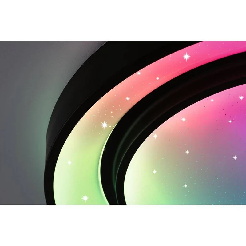 LED Deckenleuchte Rainbow Ø 37,5cm Schwarz