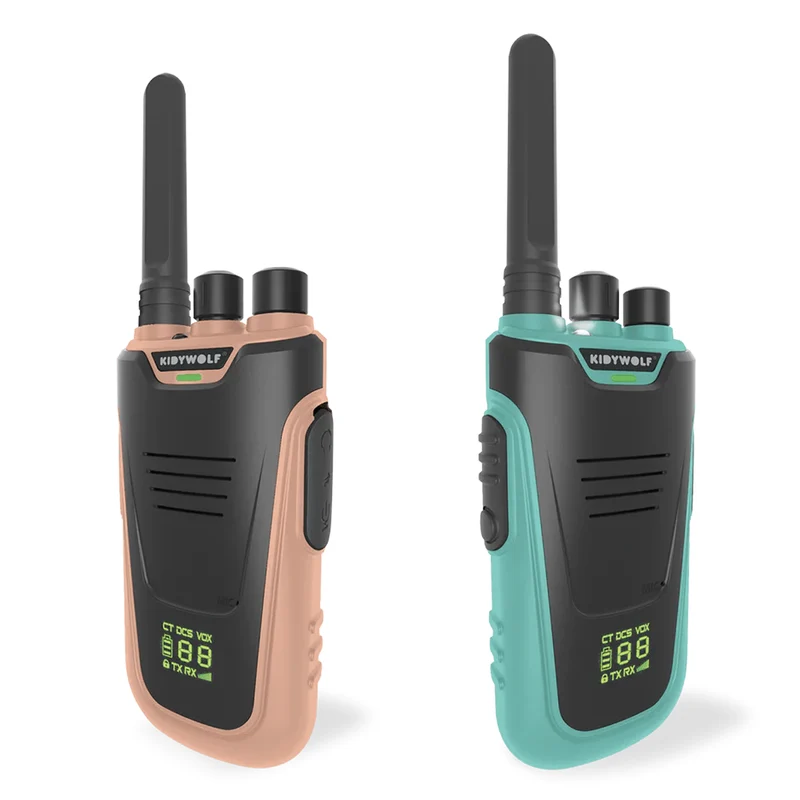 Walkie-Talkie-Set Nude/Cyan