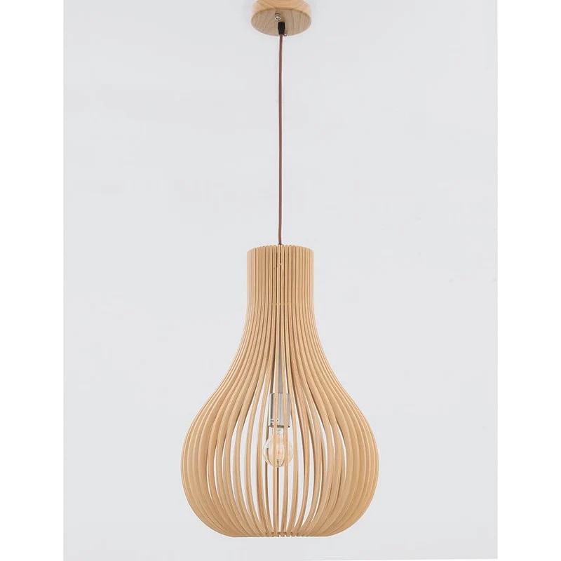 Soho Hängelampe Naturholz Ø 38cm