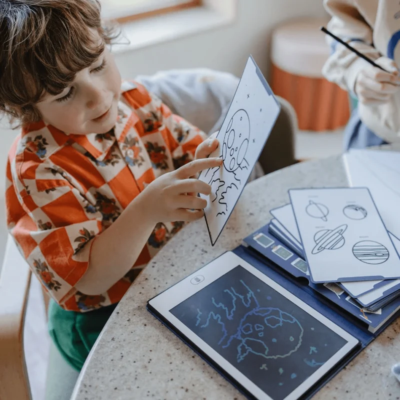 Kidydraw Mini Skizzenbuch mit LCD-Bildschirm, Galaxy