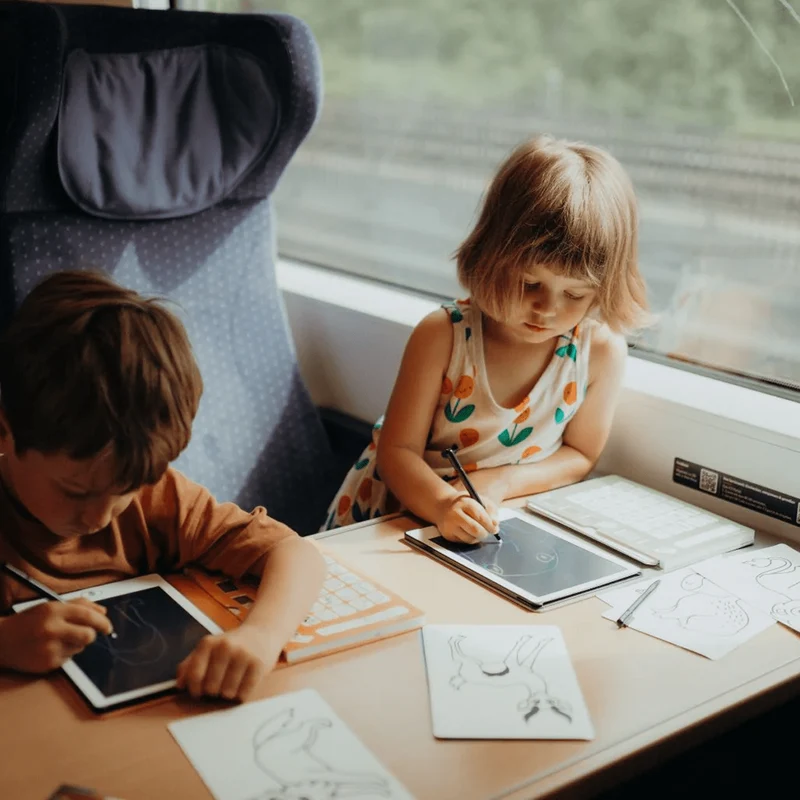 Kidydraw Mini Skizzenbuch mit LCD-Bildschirm, Galaxy
