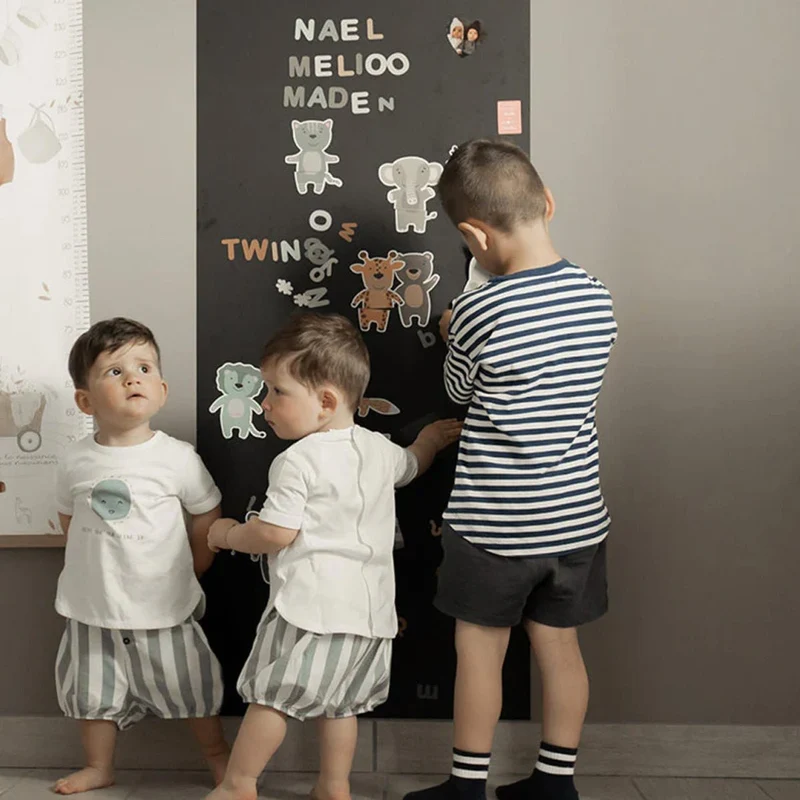 Magnetische Buchstaben in karamellblau (125 Stück)