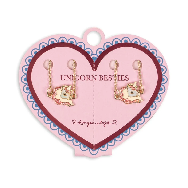 2-Pack Freundschaftsarmbänder Einhorn Gold