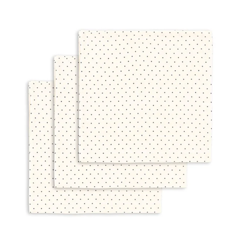 3-er-Pack Musselin-Stoffwindeln Estate Dot