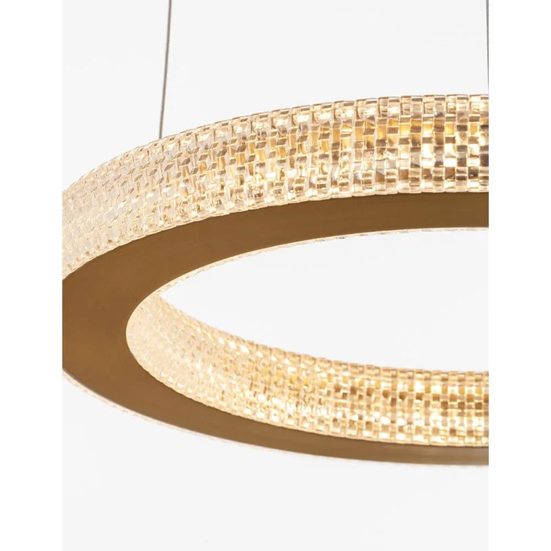 Fiore LED Hängeleuchte Antik-Gold