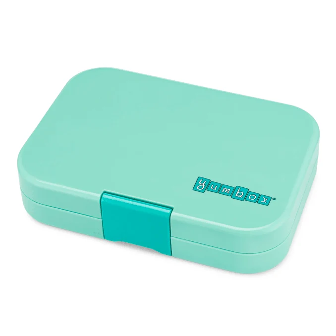 Original Brotdose M, 6 Fächer Serene Aqua Paris Tray