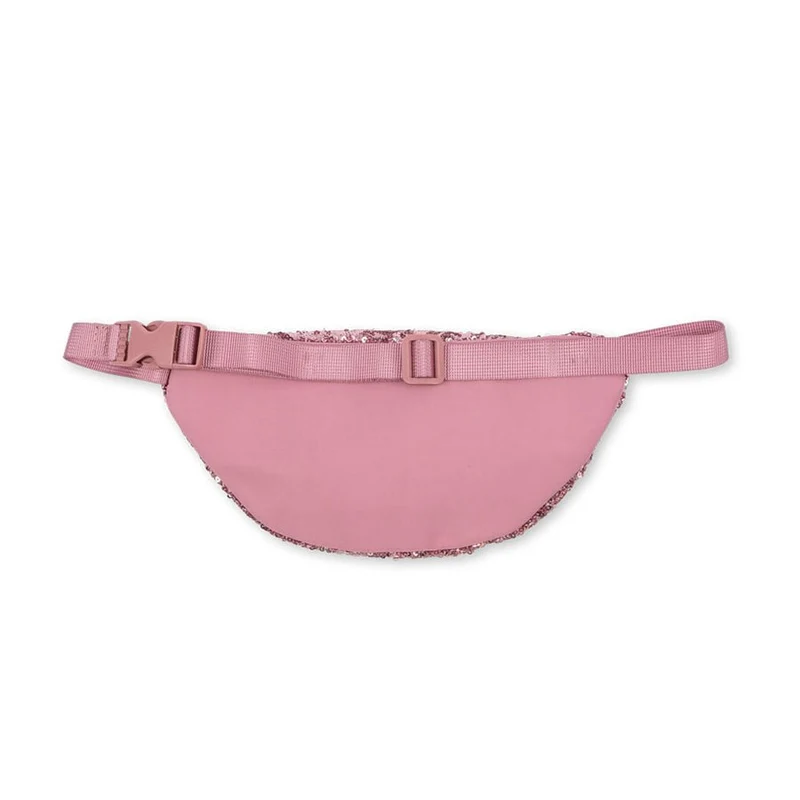 Pailletten-Gürteltasche zartrosa