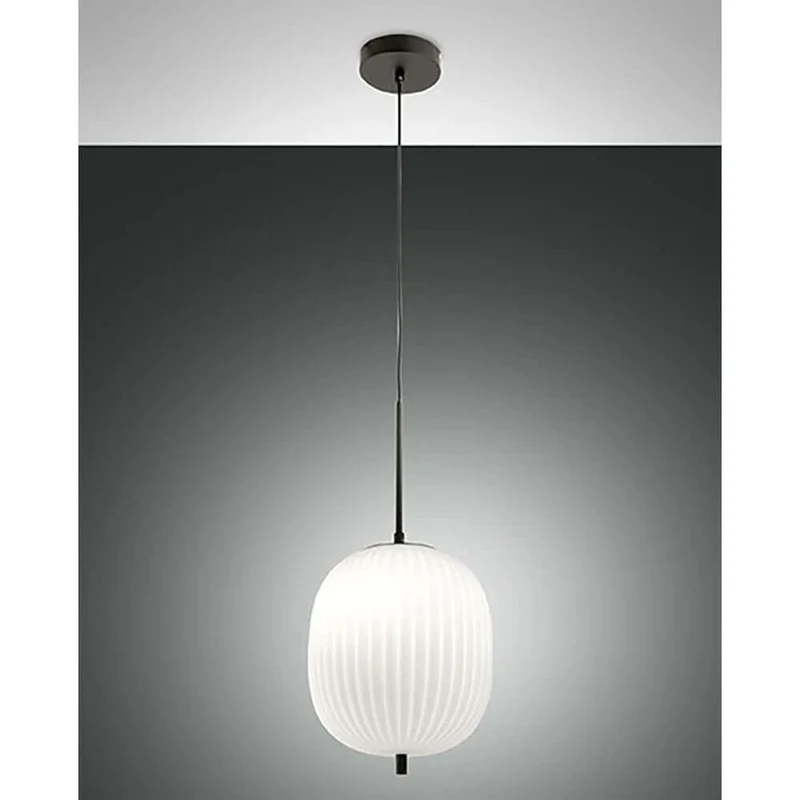 Domizia Pendelleuchte Geblasenes Glas