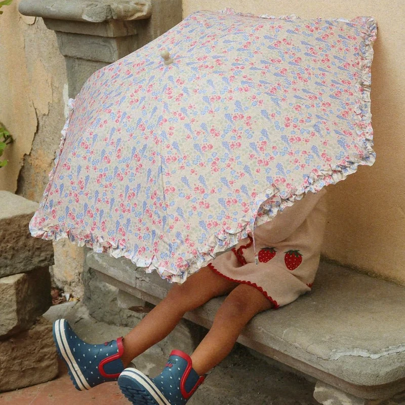 Regenschirm mit Rüsche Lavida