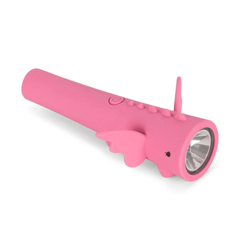 Drachen-Taschenlampe rosa
