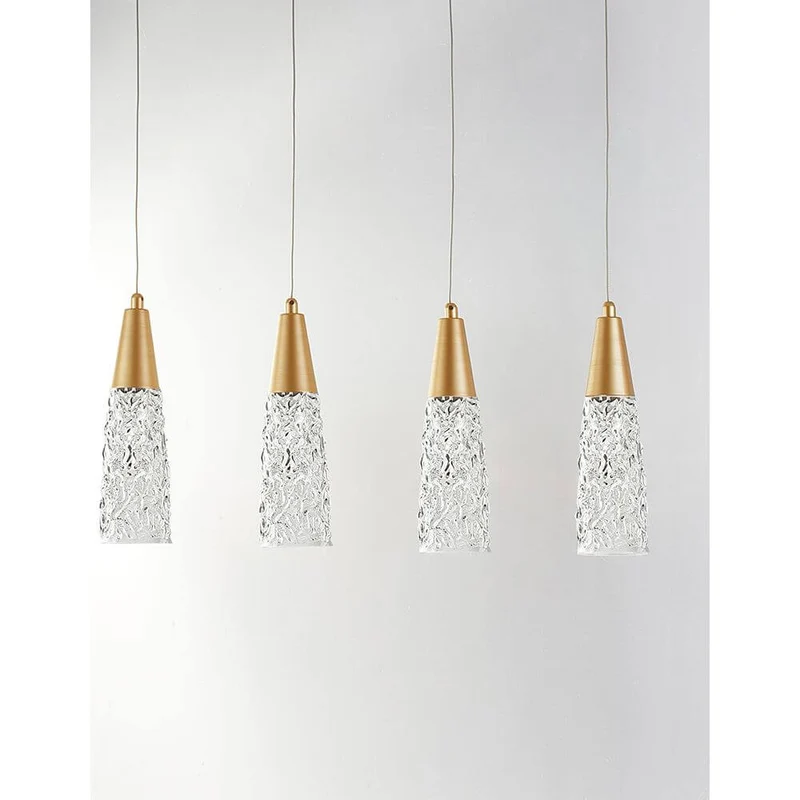 Kovac Hängeleuchte 5-flg Metall Glas