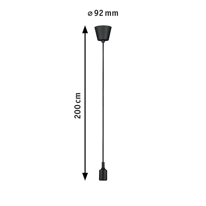Neordic Pendelleuchte Ketil Schwarz