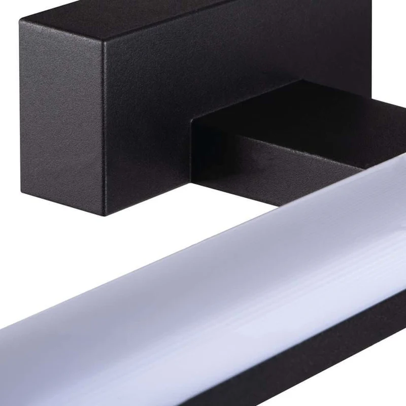 LED Spiegellampe Asto 60cm IP44 770lm 4000K Schwarz