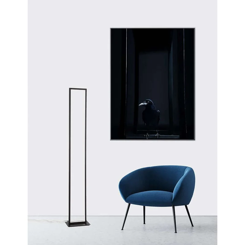Cornice LED Stehleuchte 153cm Schwarz