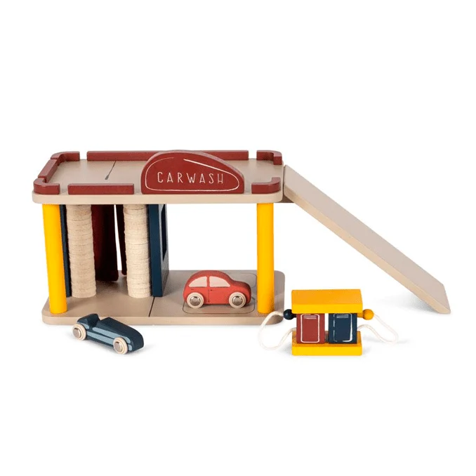 Holz für Autowäsche