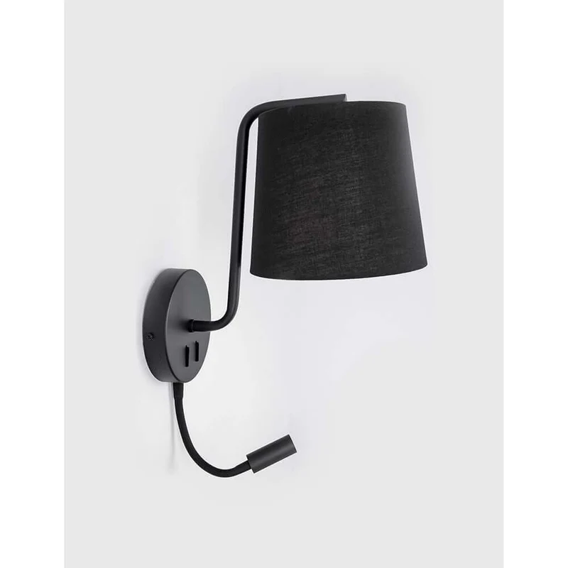 Sage Bett- & Wandlampe mit LED-Leselicht