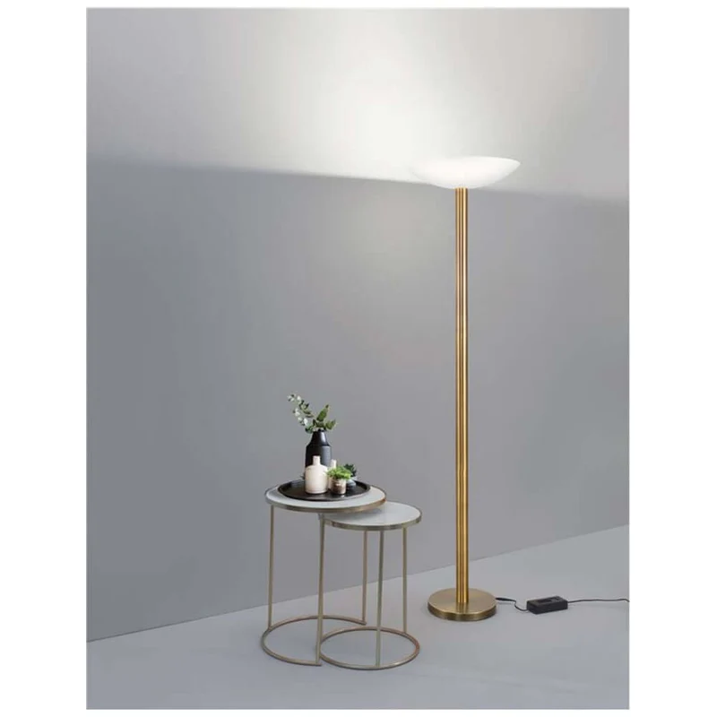 Rocco LED Stehlampe Metall Acryl