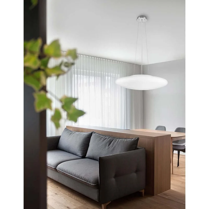 Pressione Glas Hängelampe Ø 60cm Weiß