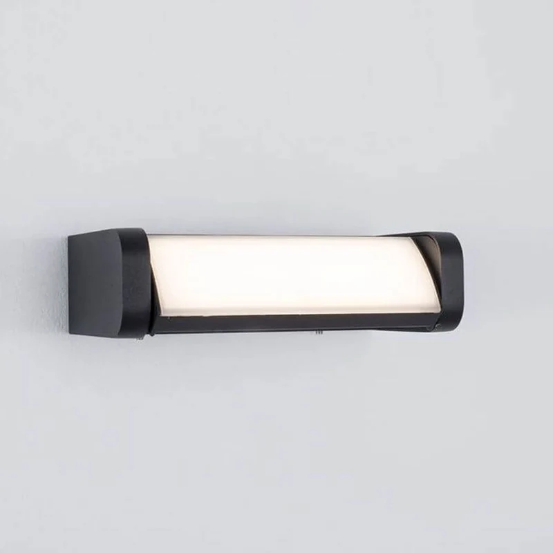 Volver LED-Wandleuchte drehbar Schwarz IP54