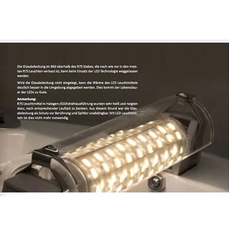 R7s LED Stab 78mm Warmweiß 3000K 500lm 6W