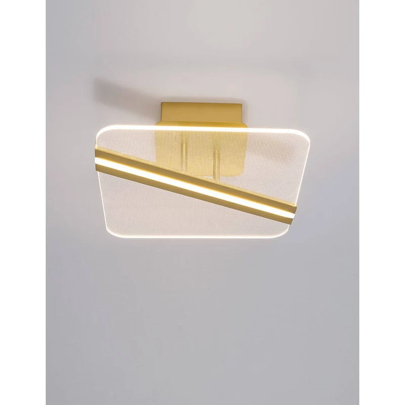 Jertuna LED Runde Deckenlampe Gold
