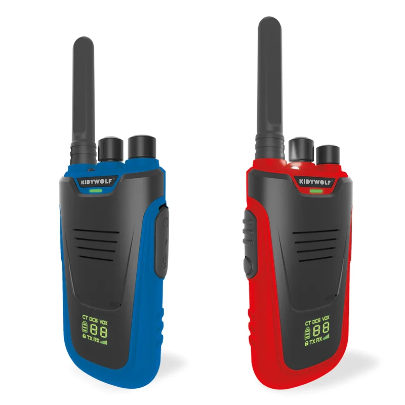 Walkie-Talkie-Set rot/blau