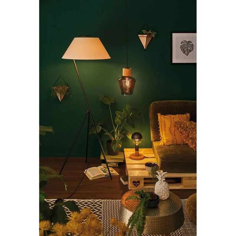 E27 6,5W LED Kopfspiegel Schwarz-Matt Dimmbar 2700K