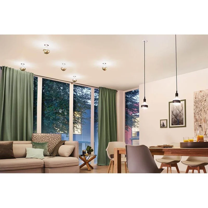 E27 6,5W LED Globe Kopfspiegel 2700K Dimmbar Gold