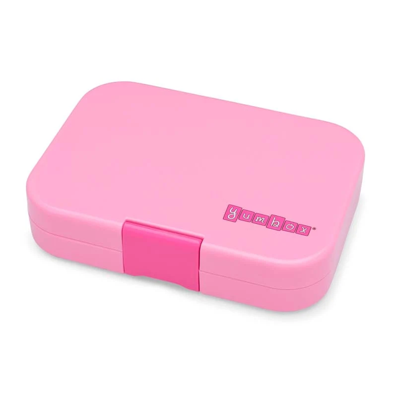 Panino Brotdose mit 4 Fächern Power Pink Rainbow Tray