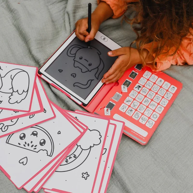 Kidydraw Mini Skizzenbuch mit LCD-Bildschirm, Kawaii