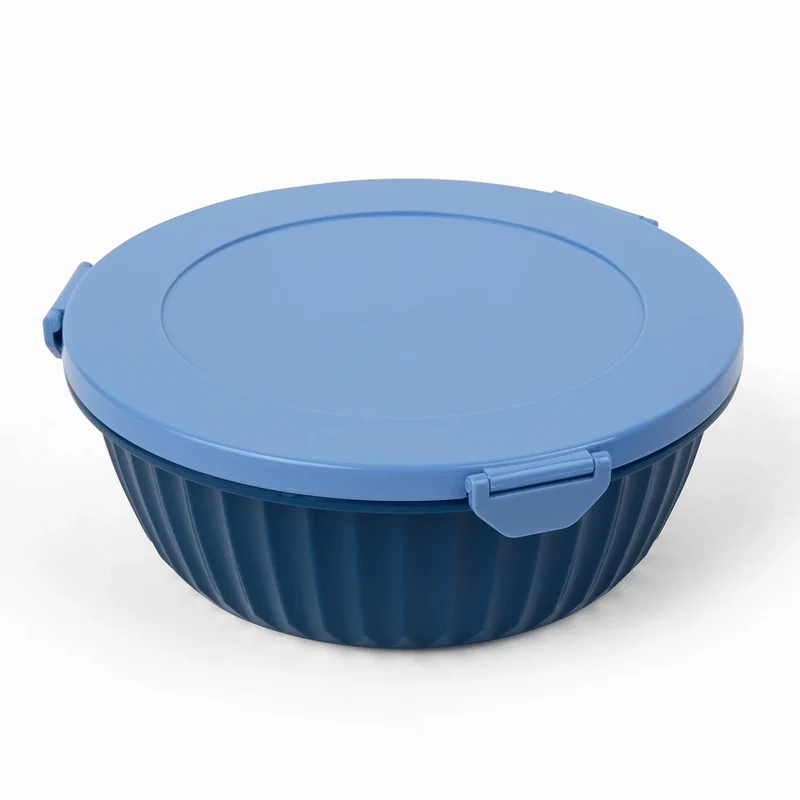 Poke-Bowl-Lunchbox mit Trennwand Hawaii-Blau