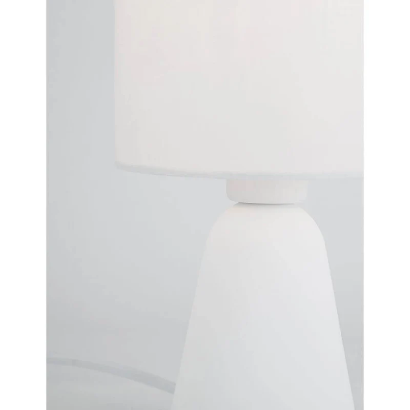 Orion Gips Tischlampe Weiß