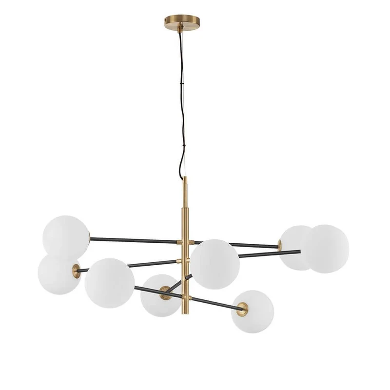 Vitra Glas-Hängeleuchte 8-flg. Weiß