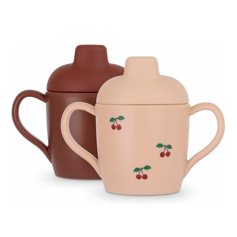 2-er-Pack Trinklernbecher in Cherry